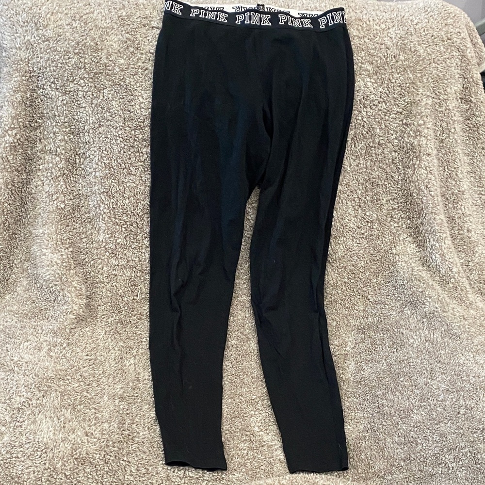 PINK Victoria's Secret Black Leggings
